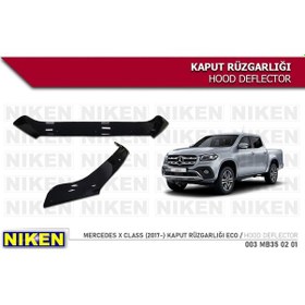 Resim Mercedes X Class Kaput Rüzgarlığı Koruyucu 2017 
