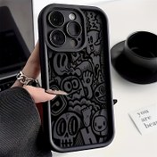 Resim Süper Şık Siyah Graffiti Iphone Telefon Kılıfları için Iphone 15/15Plus/15Pro/15Promax, Iphone 14/14Plus/14Pro/14Promax, Iphone 13/13Pro/13Promax, Iphone 12/12Pro/12Promax, Iphone 11/11Pro/11Promax, Iphone 7/8Plus, Iphone Xr/Xsmax/ 16 / 16Pro Max 