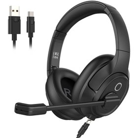 Resim Eksa H2 Mikrofonlu Ayarlanabilir Başlıklı Kulak Üstü Gürültü Önleyici Bluetooth Kulaklık - Siyah 