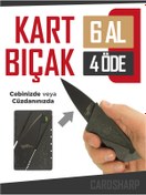 Resim ETT Kredi Kartı Şeklinde Kart Bıçak 6 al 4 öde 