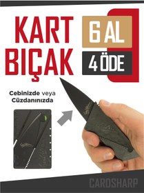 Resim ETT Kredi Kartı Şeklinde Kart Bıçak 6 al 4 öde 