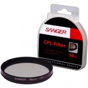 Resim Sanger 58mm CPL Polarize Filtre 