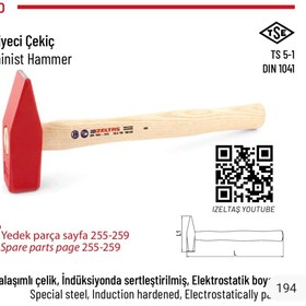 Resim İzeltaş Tesviyeci Çekiç 2000gr 