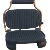 Resim Aksu Tost Makinesi Çok Amaçlı Dekoratif Mini Izgara ve Tost Makinesi 