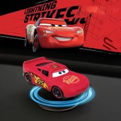 Resim Mcqueen Drifting Dönen Süs - Alüminyum Alaşımlı Araba Gösterge Paneli Süslemesi, Araba Tutkunları İçin Mükemmel, Otomotiv Aksesuarları | Canlı Dekor | Dayanıklı Süsler, Araba Süsleri 