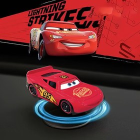 Resim Mcqueen Drifting Dönen Süs - Alüminyum Alaşımlı Araba Gösterge Paneli Süslemesi, Araba Tutkunları İçin Mükemmel, Otomotiv Aksesuarları | Canlı Dekor | Dayanıklı Süsler, Araba Süsleri 