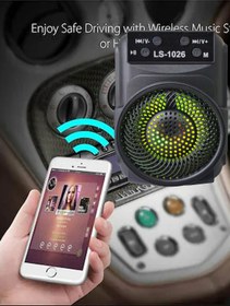 Resim ANADOLU PARS Bluetooth Speaker Kablosuz Hoparlör Led Işıklı Sd Kart Ve Usb Girişli 5w Şarjlı Hoparlör 
