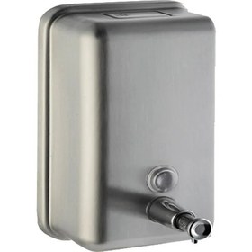 Resim Dikey Sıvı Sabunluk 1000Ml Mat / Krom 
