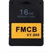 Resim Ps2 Fat Konsolu Için Mcboot V1.966 16MB Hafıza Kartı 