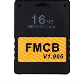 Resim Ps2 Fat Konsolu Için Mcboot V1.966 16MB Hafıza Kartı 