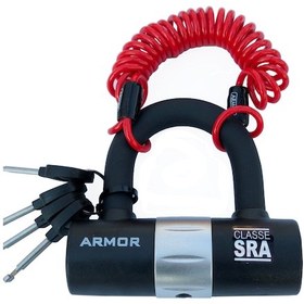 Resim Armor 780Mv 10x10Cm Boy 12Mm Çapında Kelepçeli Çelik U-Bar 