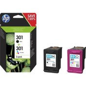 Resim Lazer Ofis Malzemeleri Hp 301 Set Siyah-Renkli Kartuş 