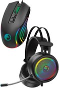 Resim Iallmoon Rgb Prime Mouse + Feel Kulaklık Gaming Set 