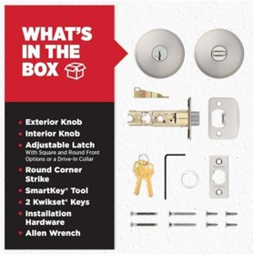 Resim maxstrox 740 PSK RDT 15S Pismo Anahtarlı Giriş Kapısı Topuzu, Akıllı Anahtar Güvenliği, Nikel, Yuvarlak 1198 