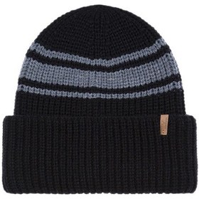 Resim Nordbron Allek Siyah Fitilli Çizgili Erkek Bere 