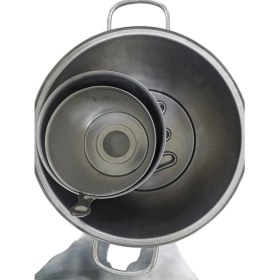 Resim Netoc Vatan Elektrikli Çay Semaveri 120 Bardak Kapasiteli Çaycı Çelik Çift Musluklu 