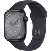 Resim Watch Series 8 GPS + Cellular 41 mm Gece Yarısı Alüminyum Kasa Akıllı Saat | Apple Apple