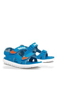 Resim Timberland Mavi Erkek Çocuk Sandalet TB0A5M2DETP1-Perkins Row BACKSTRAP 