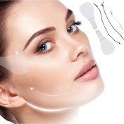 Resim Yüz Kaş Göz Boyun Gerdirme Bantları ve Lastikleri (10 Adet) 