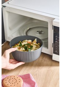 Resim Elegance Serisi Sızdırmaz Kapaklı 4'lü Saklama Kabı Seti Mikrodalga & Buzdolabı Uyumlu Bej 