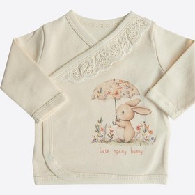 Resim Kitikate Organik Cute Bunny 5'li Hastane Çıkış Seti Natural Krem 