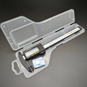 Resim 150mm Dijital Kaliper, Elektronik Vernier Kaliper Ölçme Aracı, PPSU Plastik, Pil ile Çalışır, 0.1mm Ölçüm Doğruluğu, Doğru Veri Temsilasyonu, Test, Ölçme ve Kontrol için 