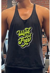 Resim Bluu Ufree Gym Fitness Tank Top Sporcu Atleti 