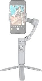 Resim TFixol DOLPHIN Kompakt 3 eksenli gimbal sabitleyici Katlanabil Vlog gimbal 280g yük kapasitesi yatay dikey çoklu modlar dahili pil tripod ile değiştirilebil açık gri 