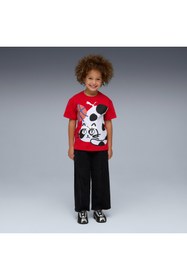 Resim Puma Sporty Cats Çocuk Kırmızı Tişört 