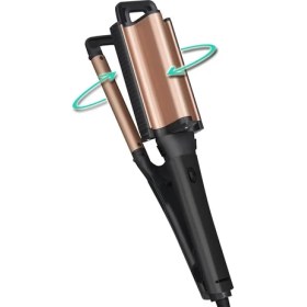 Resim Pearl Shop 2in1 Wag Maşa (2 Ayarlı Döner Başlıklı 16MM Ince Bukle &amp; 38MM Iri Dalga) 