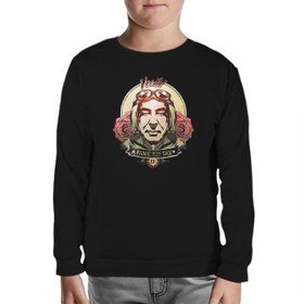 Resim Vecihi Siyah Çocuk Sweatshirt 