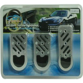 Resim Pedal Seti Krom Siyah Manuel Vites Araç Geçmeli (260232773) 