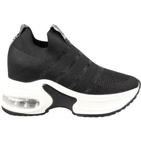 Resim Guja 23y300-4 Dolgu Topuk Siyah Kadın Sneakers 001 