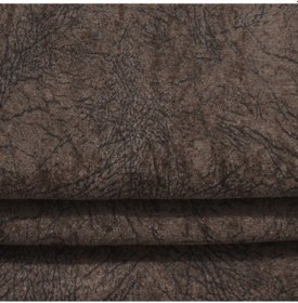 Resim Kaymaz Tabanlı Lüks Kadife Koltuk Kanepe Çekyat Örtüsü - Konforlu Kestane Rengi Damar Desenli Kestane 