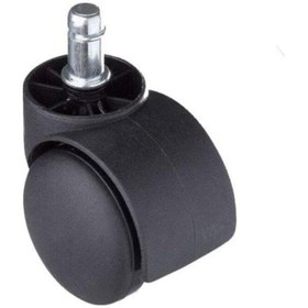 Resim Badem10 Pimli Geçmeli Ofis Koltuk Sandalye Tekeri 50 Mm Siyah 