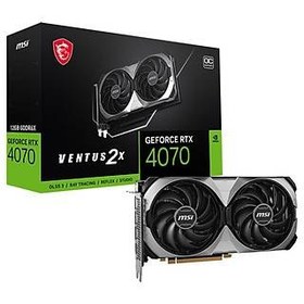 Resim MSI VGA GEFORCE RTX 4070 VENTUS 2X E 12G OC RTX4070 12GB GDDR6X 192B DX12 PCIE 4.0 X16 3XDP 1XHDMI MSI VGA GEFORCE RTX 4070 VENTUS 2X E 12G OC RTX4070 12GB GDDR6X 192B DX12 PCIE 4.0 X16 (3XDP 1XHDMI)