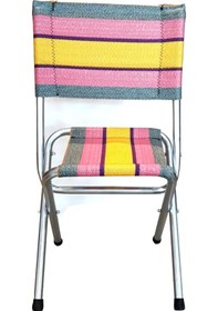 Resim Asil - Yaslamalı Kamp Taburesi Çok Renkli 