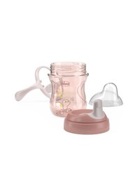 Resim Chicco Yarı Yumuşak Uçlu Bardak 6 Ay Kız Yenı 00006921150000 Pink Pembe 