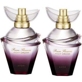 Resim Avon Rare Flowers Night Orchid Edp 50 ml Kadın Parfüm Ikili Set 