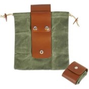 Resim Xinhang Depolama Meyve Toplama Çantası Bushcraft Çantası Tuval Yemiş Kılıfı Açık Yürüyüş Kamp Bel Cep Bahçe Toplama Çantası Önlük Kılıfı (Yurt Dışından) 