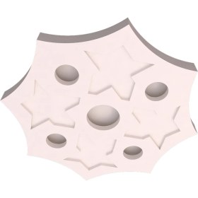 Resim Motifpiyer Tavan Spot Göbegi-Motifli-Sekizgen-İçegri-20-56cm 