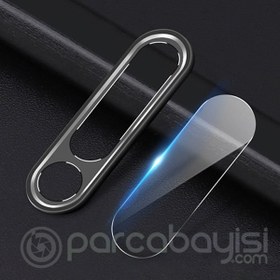 Resim Xiaomi Redmi Note 8 Pro Kamera Cam Koruma + Metal Lens Seti 