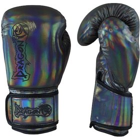 Resim Dragondo 30134-p Glossy Boks Eldiveni Parlak Gri Kick Boks Muay Thai Eldiveni Gri 