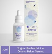Resim Pure choice yoğun nemlendirici&onarıcı bakım serumu 30 ml (hyaluronik asit%5 + panthenol vitamin b5 %5) 