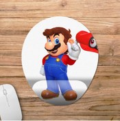 Resim Pixxa Super Mario Bilek Destekli Mousepad Model - 2 Oval 