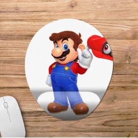 Resim Pixxa Super Mario Bilek Destekli Mousepad Model - 2 Oval 