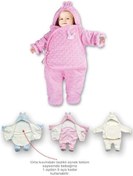 Resim Sevi Bebe Ayaklı Kundak Battaniye Unisex Desenli 