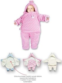 Resim Sevi Bebe Ayaklı Kundak Battaniye Unisex Desenli 