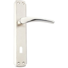 Resim Kapı Kolu Elif Bravo Aynalı Nikel-Saten Oda 