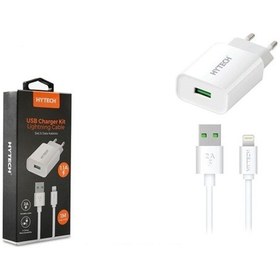 Resim Hytech Hy-Xe14L 1100Ma Ev Şarj + 2A Lightning Usb Kablolu Beyaz 